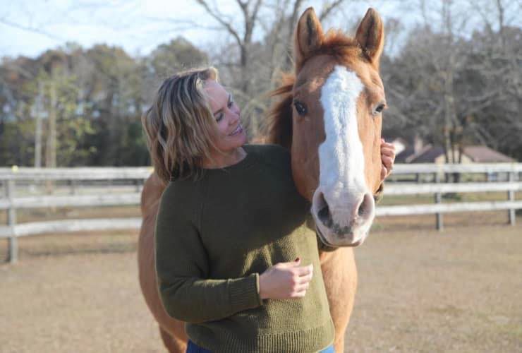 Ashley Robbins, owner of Equine Sheath Shine and Duck