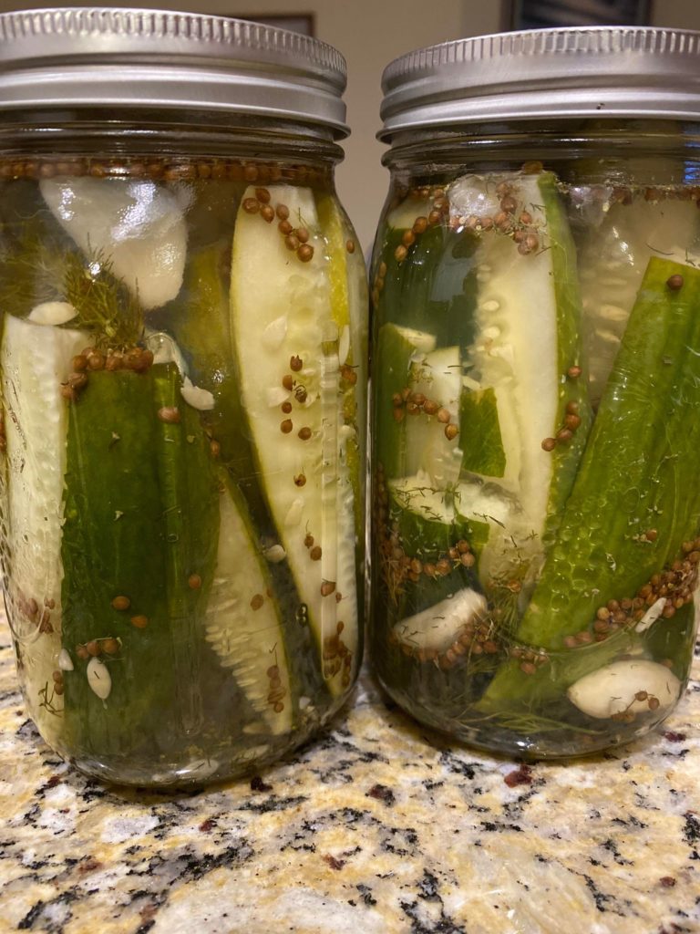 Our Garlic Dill Pickles are paired with garlic and other spices for a tantalizingly good blend!