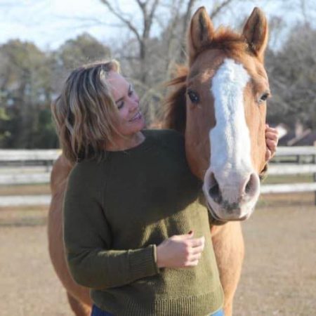 Ashley Robbins, owner of Equine Sheath Shine and Duck